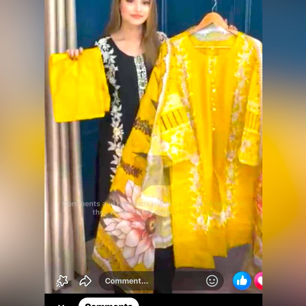 Pakistani dress Indian dress party dress 3 piece brand newer